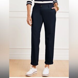 Talbots Navy Relaxed Chino Pants